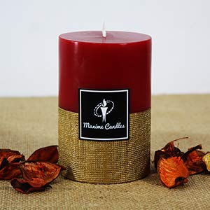 Dual Tone Decorative Candles - 4Inch High