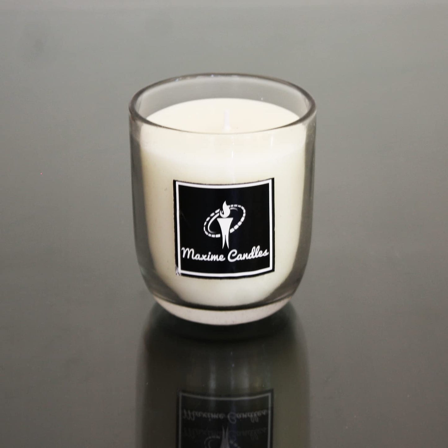 Sandalwood Fragranced U Shaped Glass Jar Scented Candle