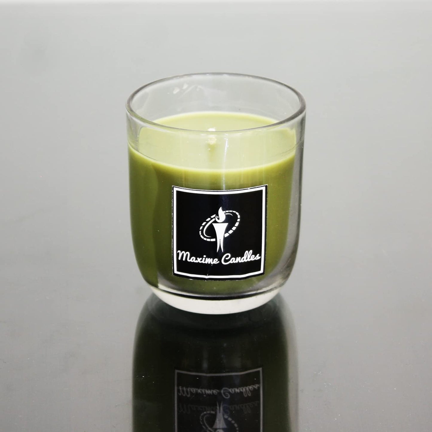 LemonGrass Fragranced U Shaped Glass Jar Scented Candle