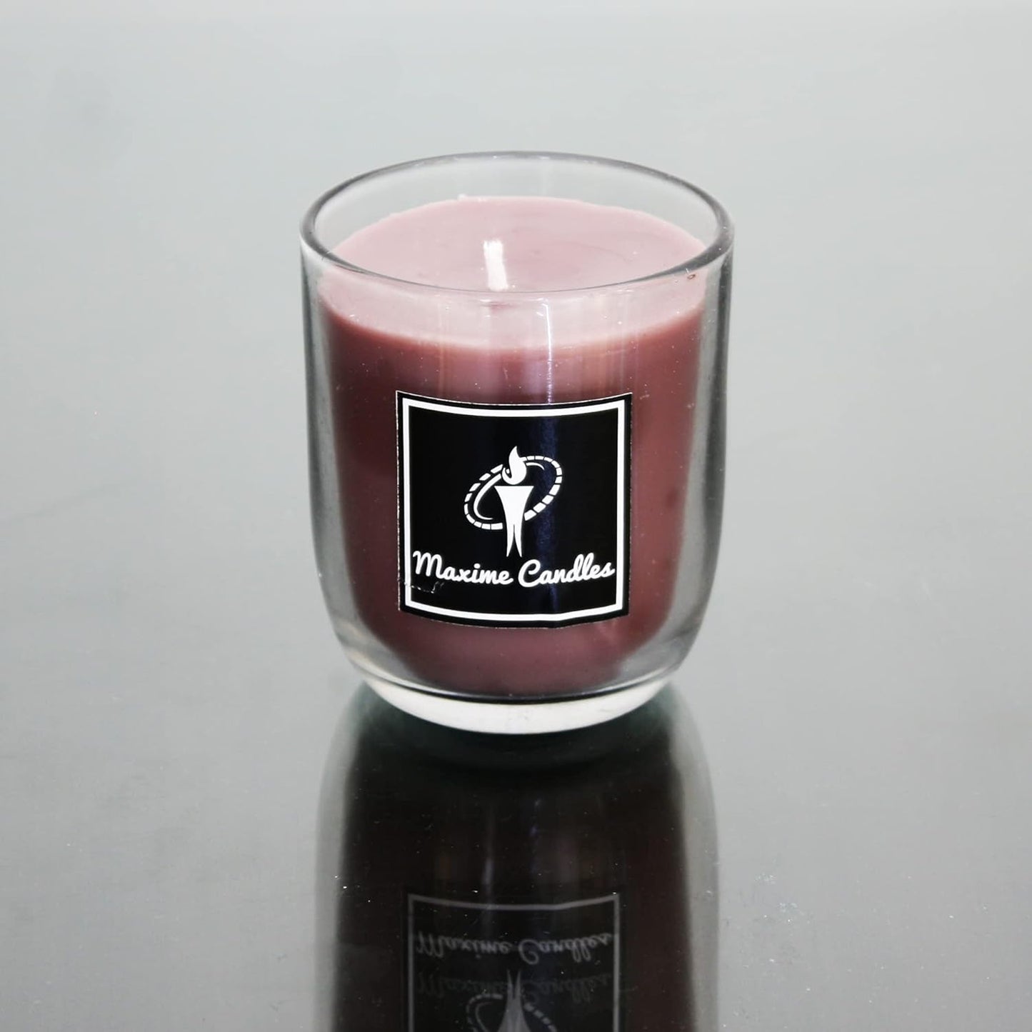 Coffee Fragranced U Shaped Glass Jar Scented Candle
