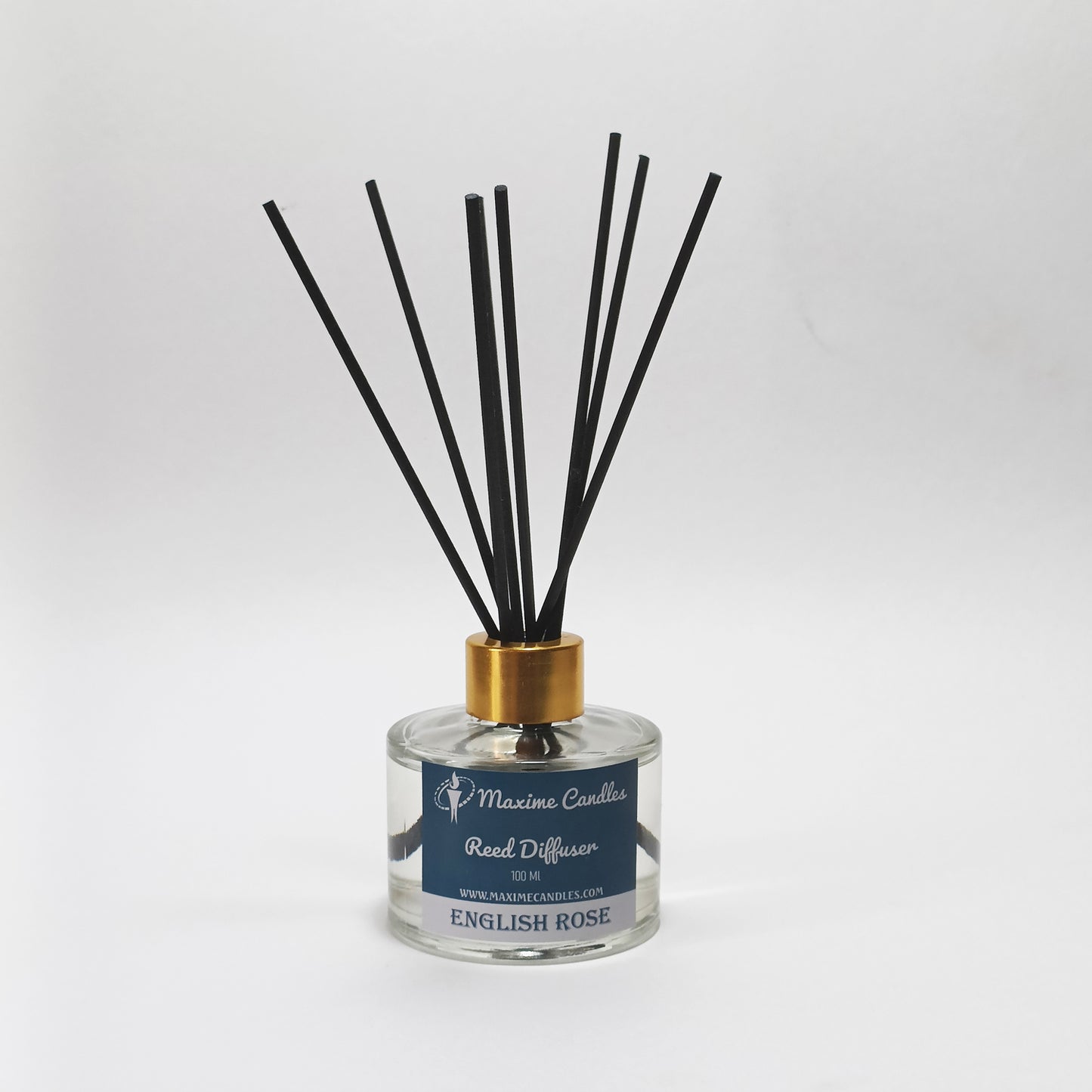 English Rose Reed Diffuser Set – 100 Ml with 8 Fiber Sticks