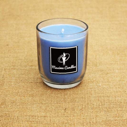 Seabreeze Fragranced U Shaped Glass Jar Scented Candle