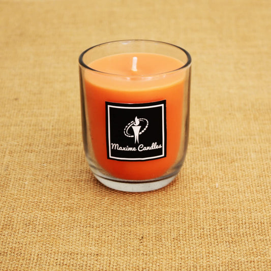 Jasmine Fragranced U Shaped Glass Jar Scented Candle