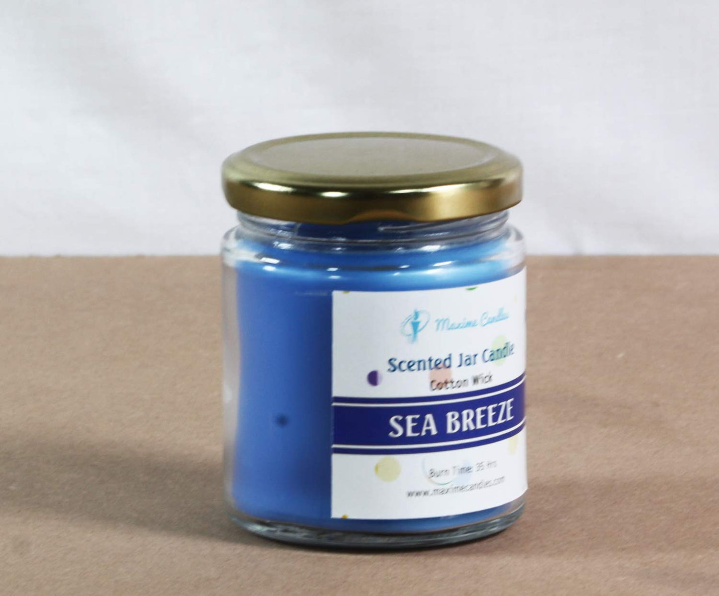 Seabreeze Fragranced Glass Jar Scented Candle