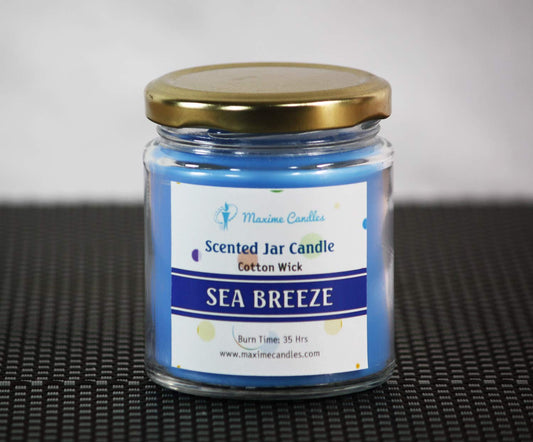 Seabreeze Fragranced Glass Jar Scented Candle