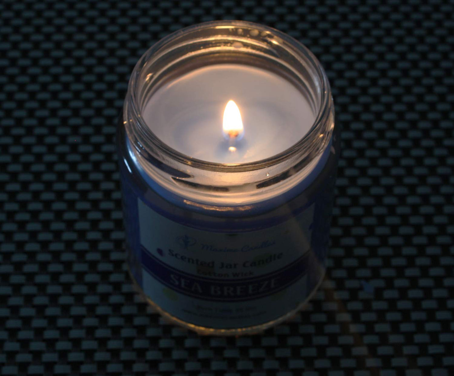 Seabreeze Fragranced Glass Jar Scented Candle