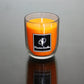 Mandarin Fragranced U Shaped Glass Jar Scented Candle