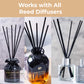 50PCS Reed Diffuser Sticks, 8 Inch Black Fiber Sticks