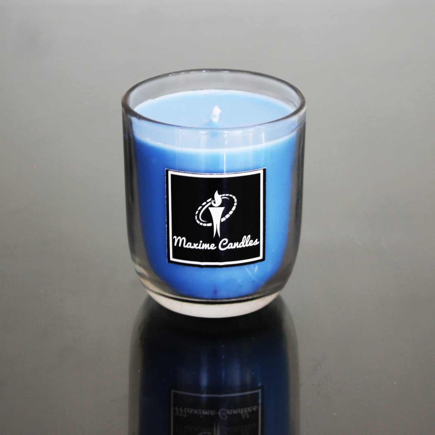 Seabreeze Fragranced U Shaped Glass Jar Scented Candle