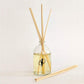 Glass Bottle Reed Diffuser with Rose Aroma Oil - GR1