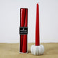 Red Taper Candles - 9"