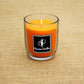 Mandarin Fragranced U Shaped Glass Jar Scented Candle