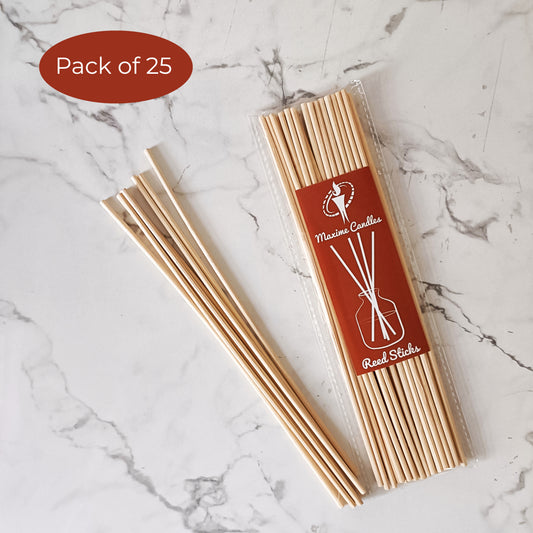 25PCS Reed Diffuser Sticks, 8 Inch Natural Rattan Wood Sticks