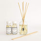 Glass Bottle Reed Diffuser with LemonGrass Aroma Oil - GR1