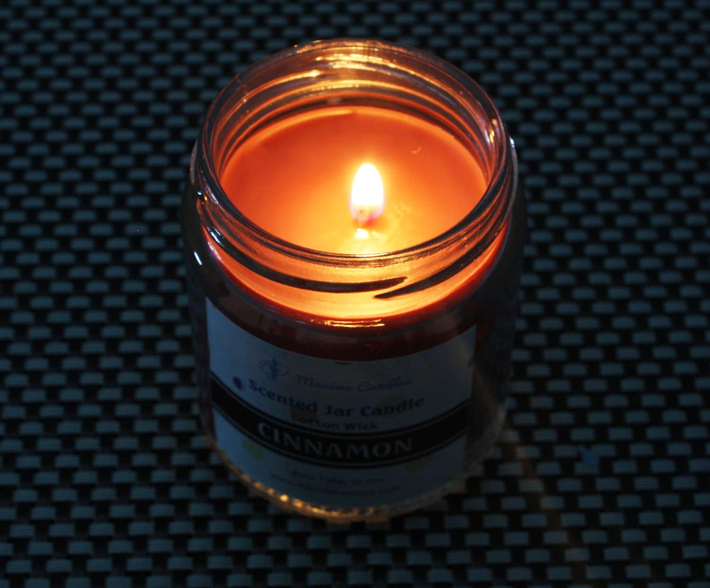 Cinnamon Fragranced Glass Jar Scented Candle