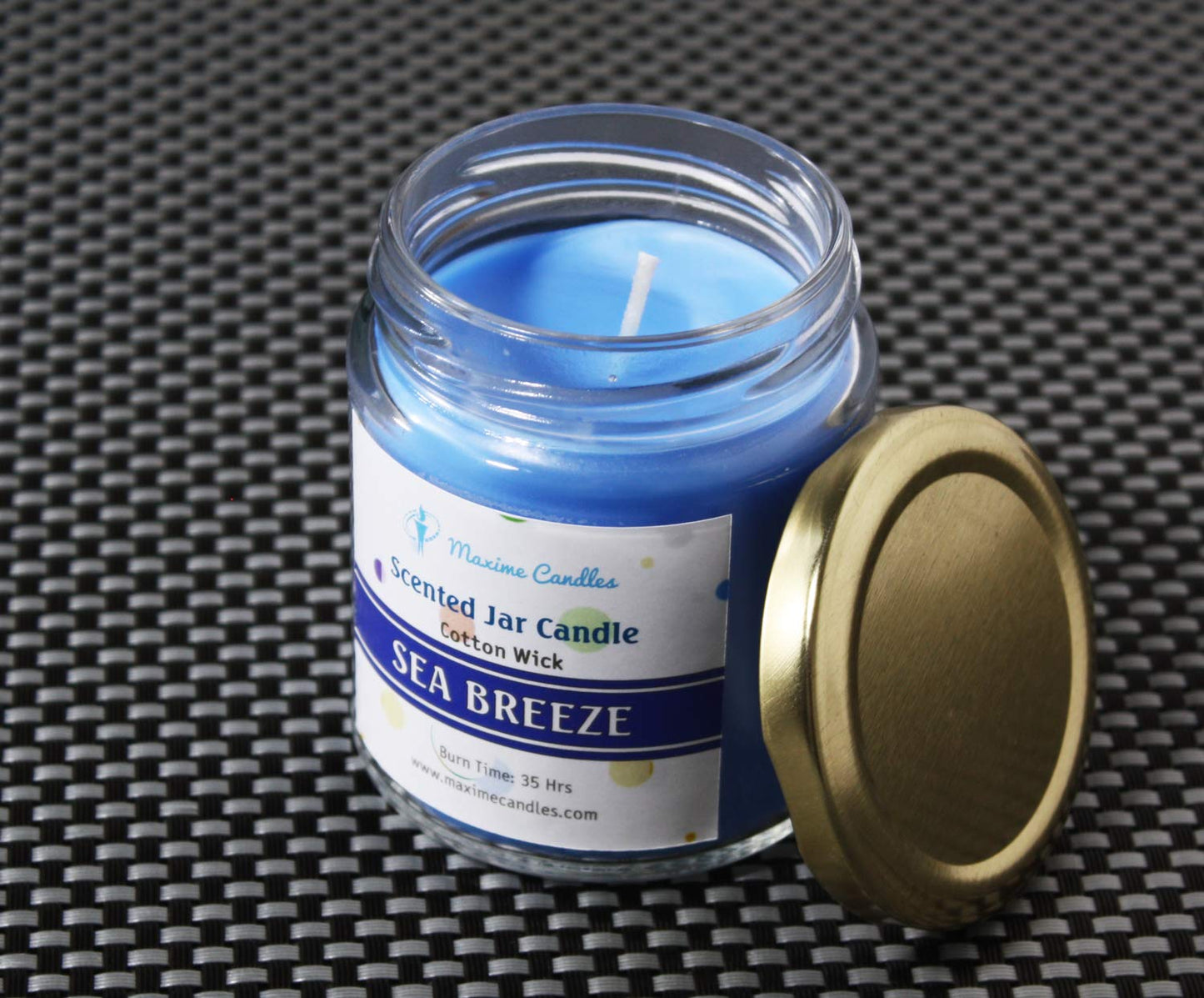 Seabreeze Fragranced Glass Jar Scented Candle
